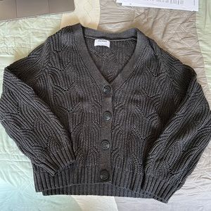 Button up sweater